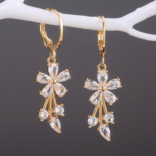 Seraphina Crystal Bloom Earrings